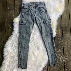 J Brand Houlihan Cargo Vintage Olive Jeans